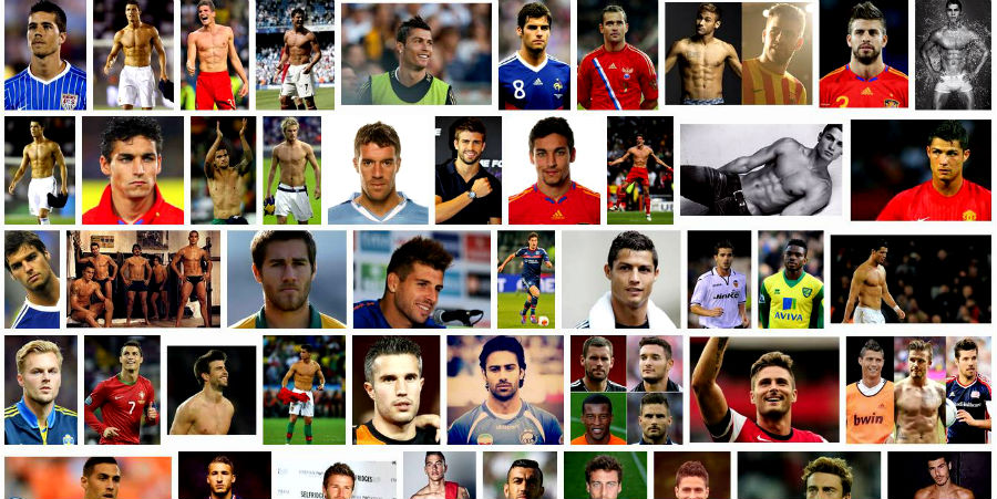 hottest soccer players in google search