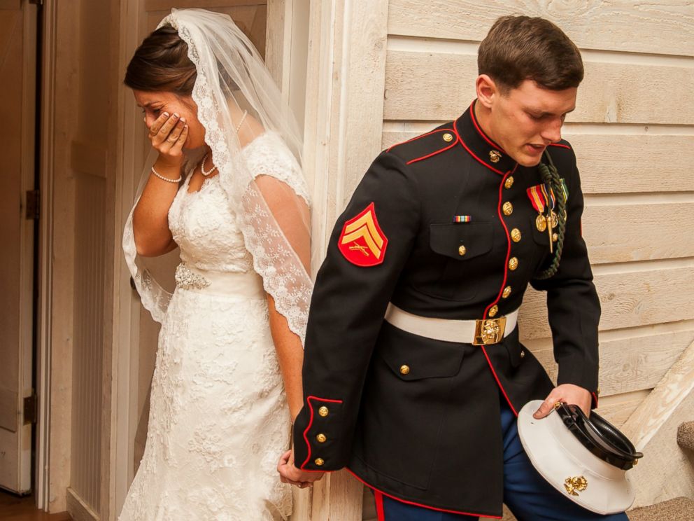 marine wedding dwayne schmidt