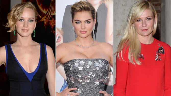 Jennifer Lawrence, Kate Upton, Kirsten Dunst 