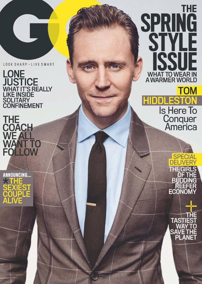 Tom Hiddleston GQ Cover