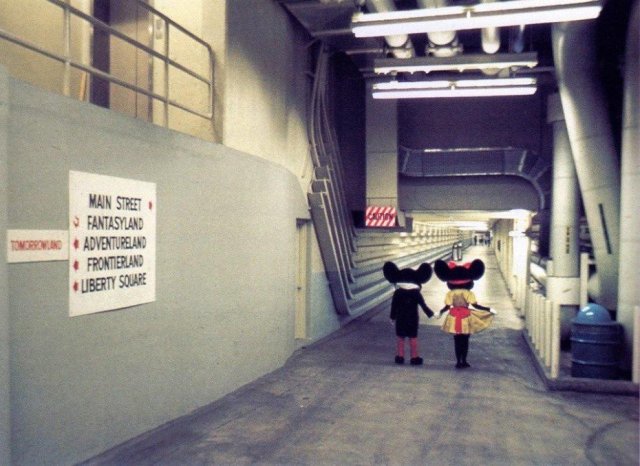 Underground Tunnels Disneyland