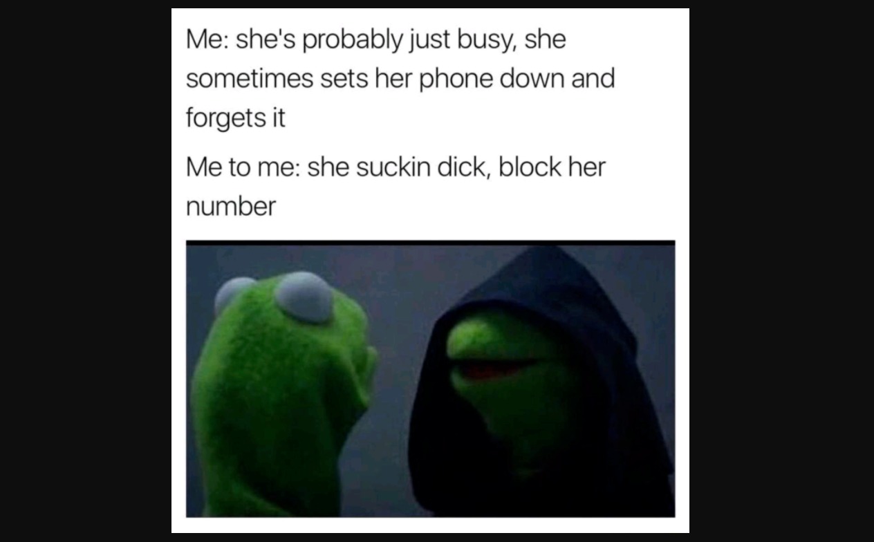 Evil Kermit meme