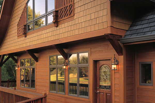 Natural Wood Look - Exterior House Siding Colors