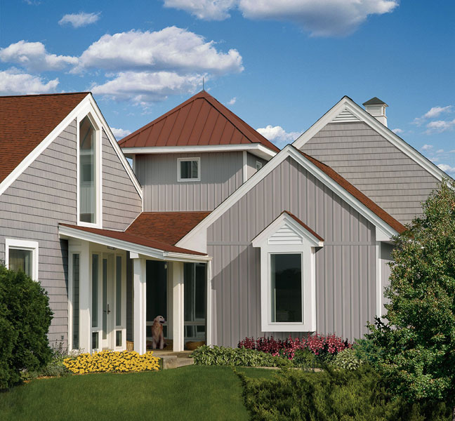 Change Directions - Types of Exterior House Siding Ideas