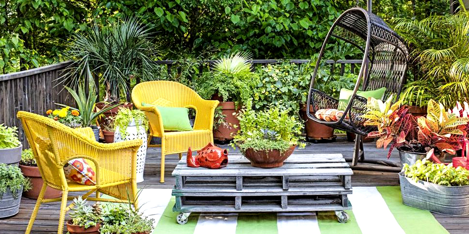  Colorful Furniture , Indoor & Outdoor Decking Ideas 