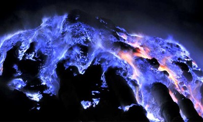 blue lava - top 10 most amazing natural wonders
