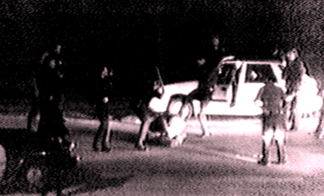 rodney king beating video goes viral