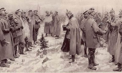 Christmas Truce 1914 Illustration