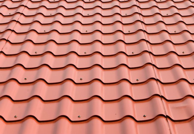 Metal roof shingles