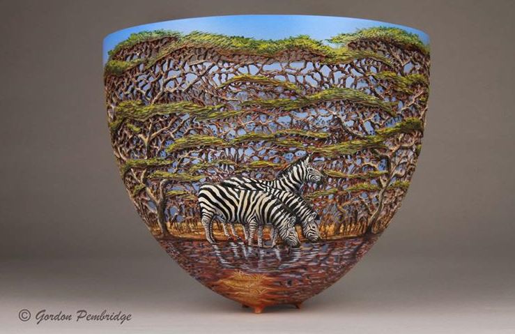 Zebras Rest - wood art by Gordon Pembridge class=aligncenter size-full wp-image-9730