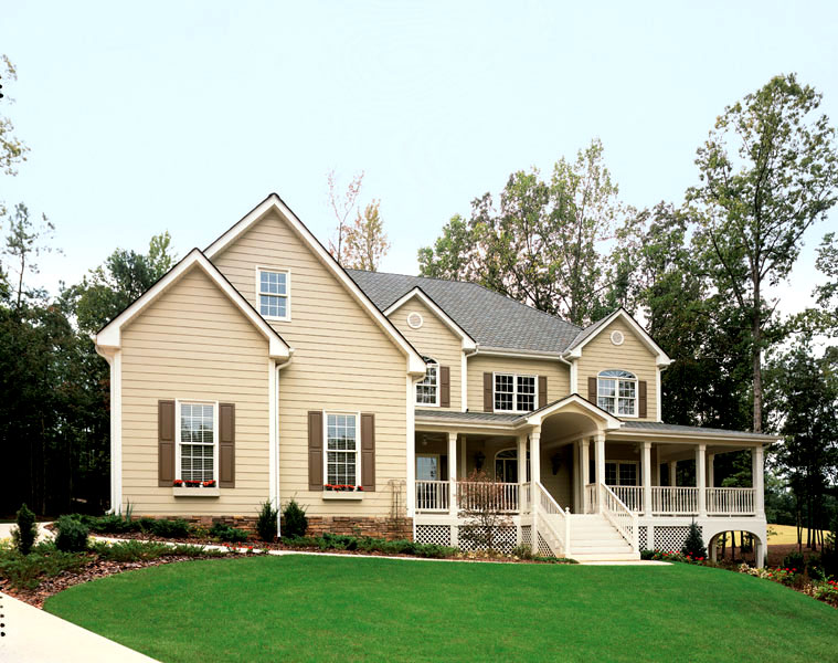 Subtle Tones - Types of Exterior House Siding Ideas