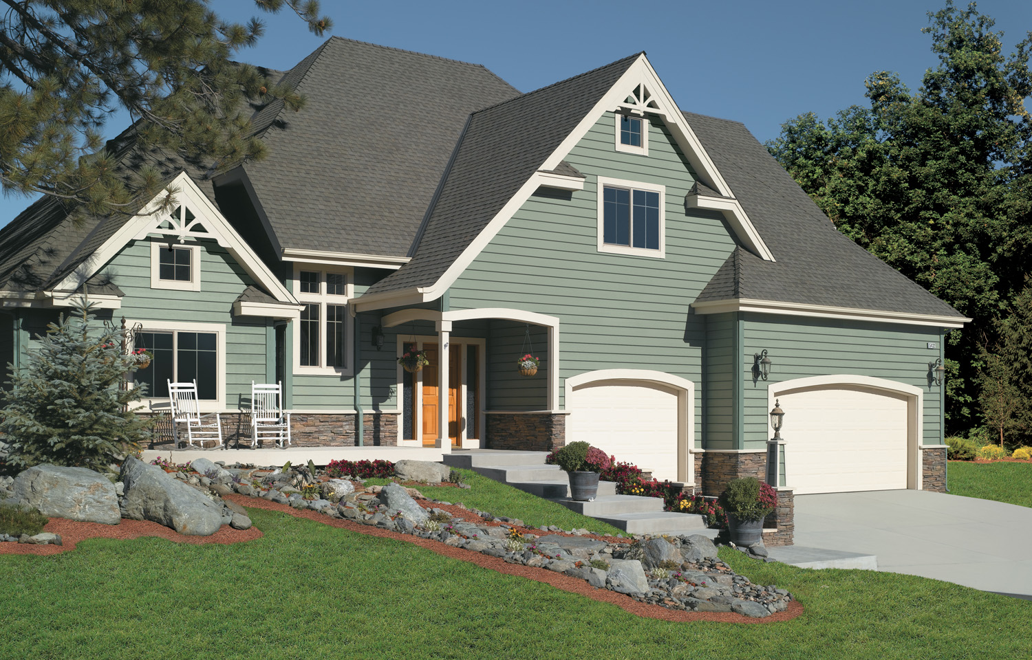 Mixed Materials - Exterior House Siding Ideas