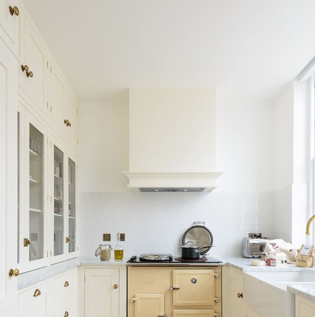 bright airy small kitchen