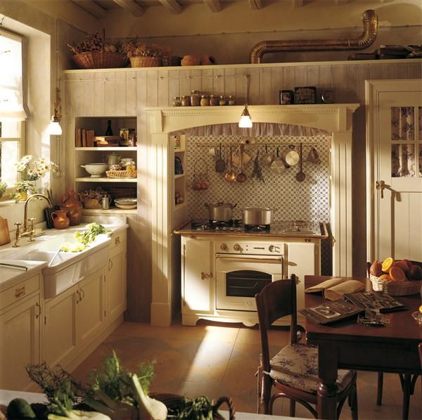 french style small kitchen