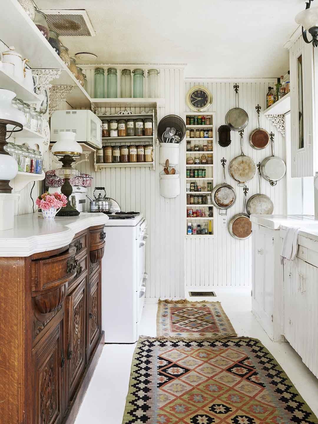 old vintage small kitchen