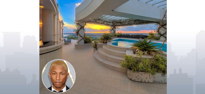 Pharrell celebrity backyard