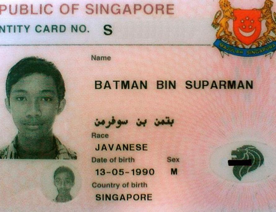 Batman-Bin-Suparman - Funny Names