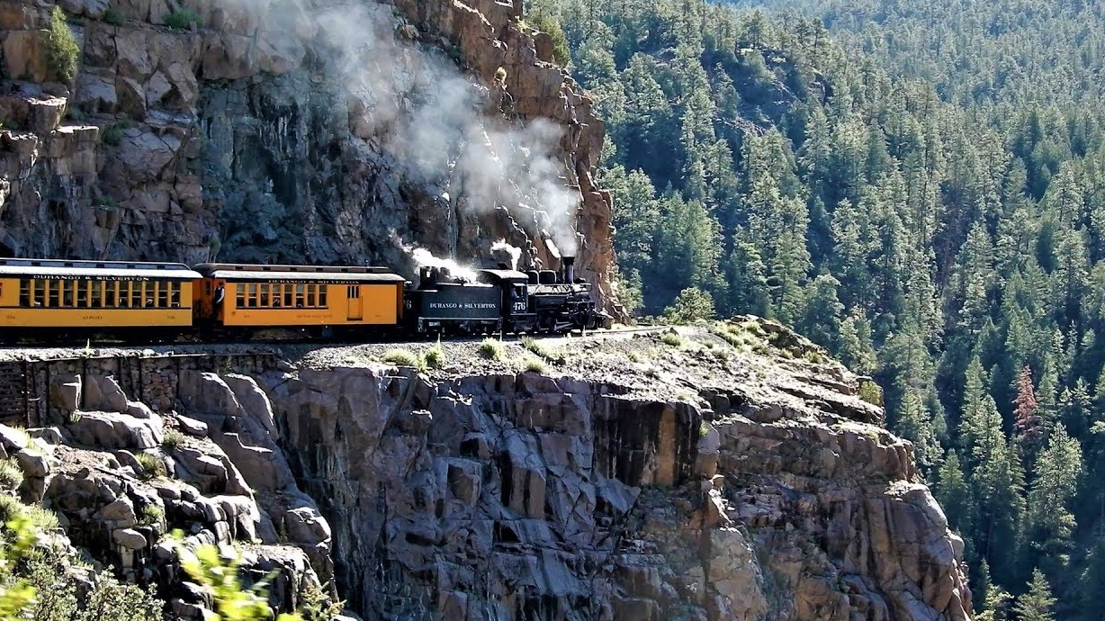 Colorados Durango & Silverton Narrow Gauge Railroad - Most Scenic Train Rides in the world