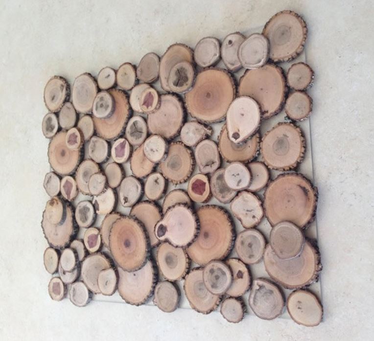 wood art ideas - Put Together Sliced Wood