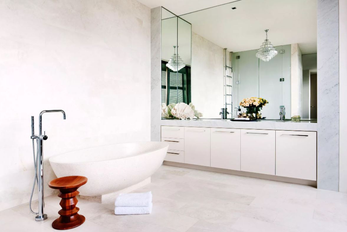 Luxury bathroom by David Hicks via Homes To Love - Bathroom Design Ideas