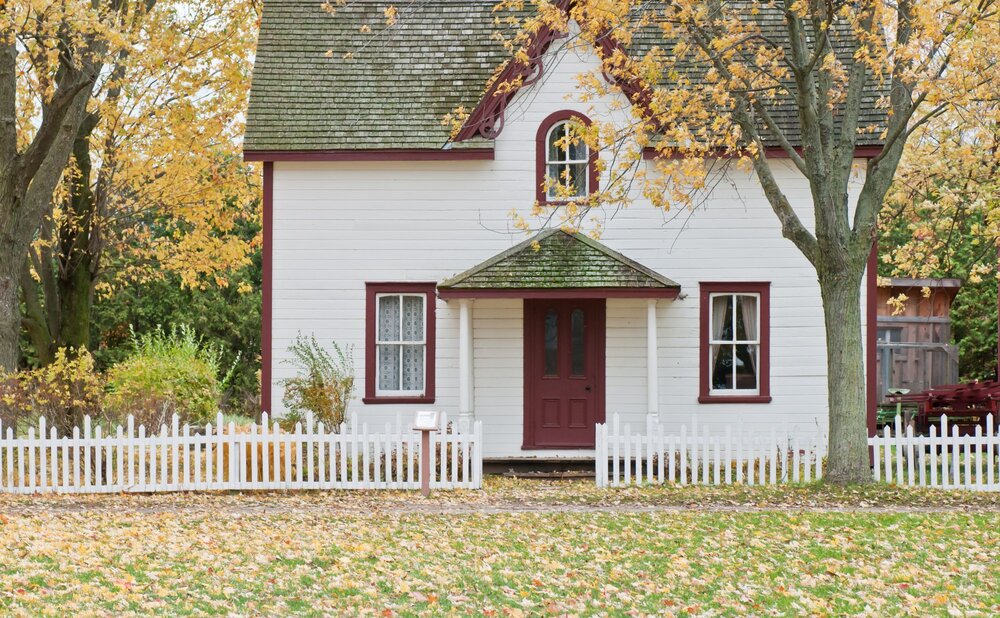 Fresh Paint or Stain on Frames and Trim