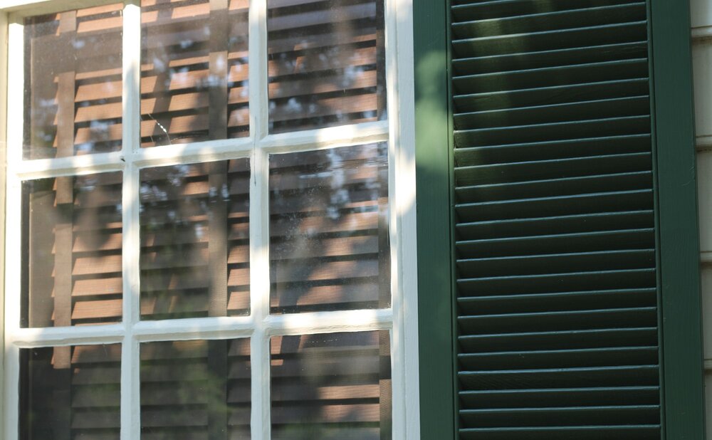 Plantation Shutters or Lightweight Blinds Sized to Fit